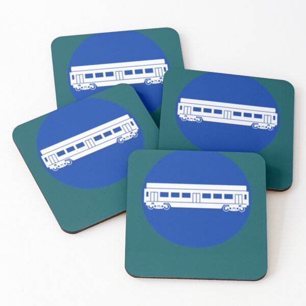 Item preview, Subway Car on Blue Circle   designed and sold by BojjiCol.