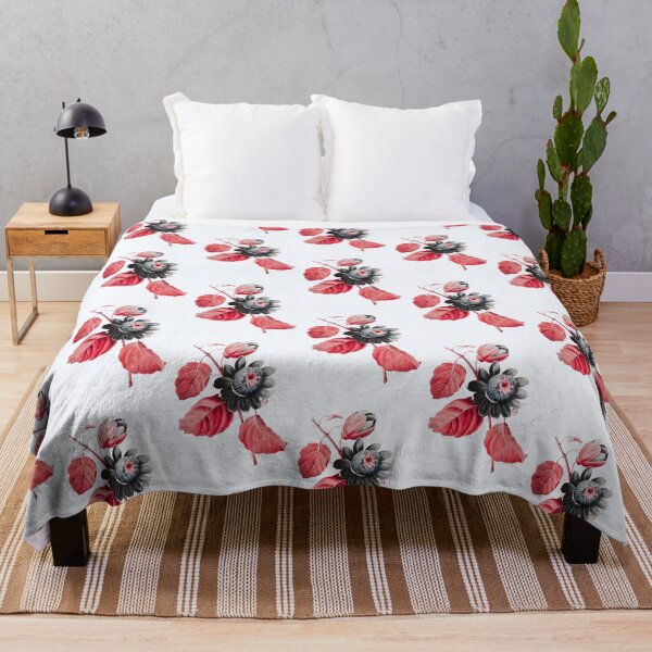 Item preview, Passiflore Ailee Flower, Alternative Illustration - Black and Red Rose designed and sold by DaphneKstudio .