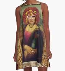Moaner Linda (Gold Frame) A-Line Dress