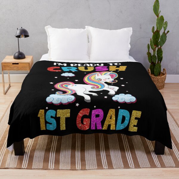 Item preview, I'm Ready To Crush 1st Grade Unicorn Back to School Girls designed and sold by ChristYoung90.