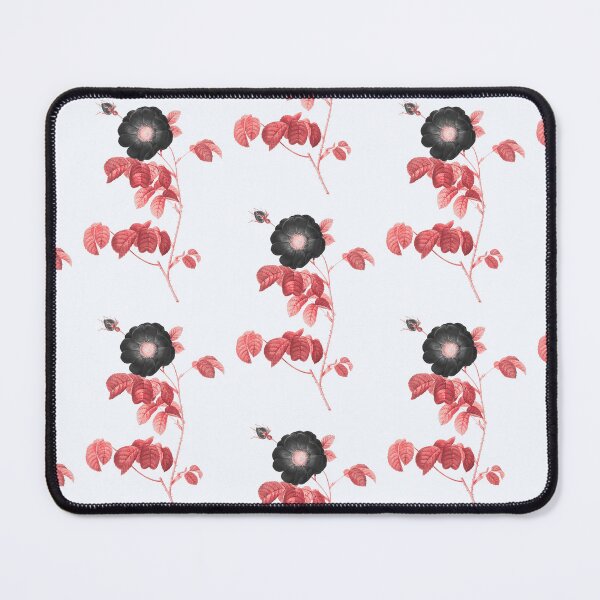Item preview, Simple Flowered French Rose Flower, Alternative Illustration - Black and Red Rose designed and sold by DaphneKstudio .