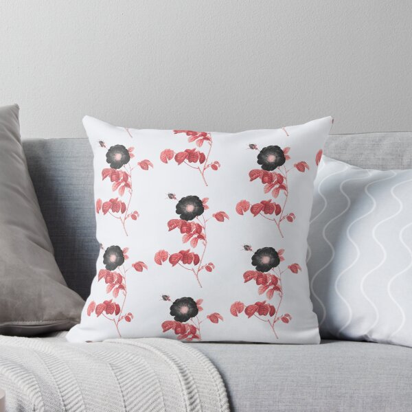 Item preview, Simple Flowered French Rose Flower, Alternative Illustration - Black and Red Rose designed and sold by DaphneKstudio .
