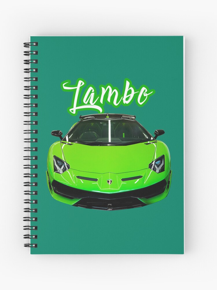 Cuaderno de espiral «lambo lamborghini» de ashiskayal | Redbubble