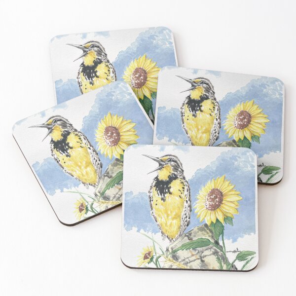 Item preview, Meadowlark & Sunflowers designed and sold by BreonBliss.