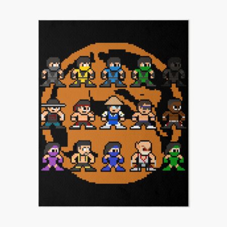 Artikel-Vorschau von Verpixelte Kombat 2 MK2 8-Bit-Pixel-Art, designt und verkauft von HeatherRiveraa.