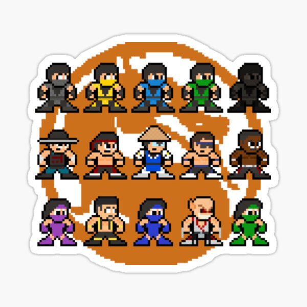 Artikel-Vorschau von Verpixelte Kombat 2 MK2 8-Bit-Pixel-Art, designt und verkauft von HeatherRiveraa.