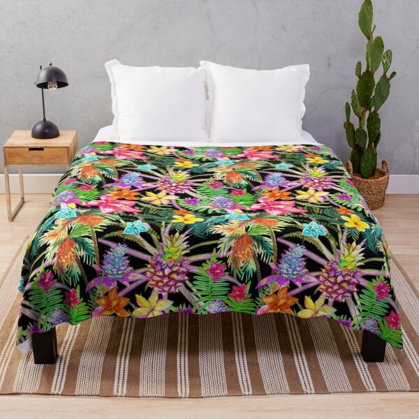 Item preview, Tropical fruits and flowers seamless pattern designed and sold by AleFairyland.