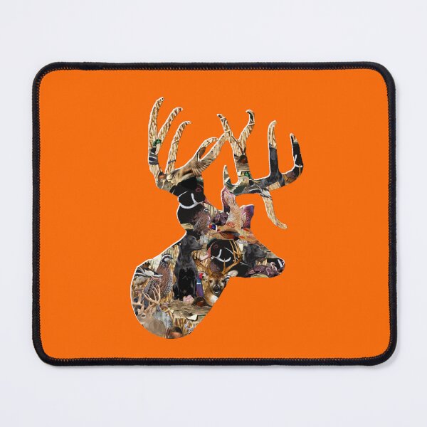 Item preview, Deer Hunting, Whitetail Buck, Wildlife Collage Design for Deer and Bird Hunters designed and sold by LifeCrush.