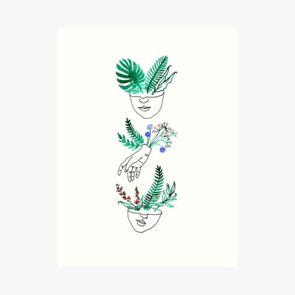 Flora y fauna Art Print