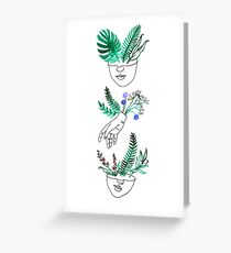 Flora y fauna Greeting Card
