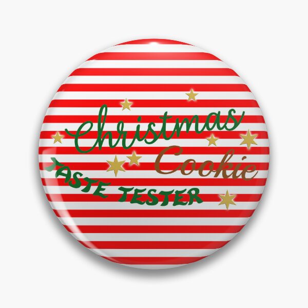 Item preview, Christmas cookie button tester designed and sold by Marla-und-Bob.
