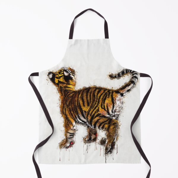 Item preview, Little Tiger Cub Watercolor Portrait, Cute Little Tiger Cub Watercolor Art, Adorable Little Tiger Cub Watercolor, Little Tiger Cub Watercolor Painting designed and sold by Trendymotion.