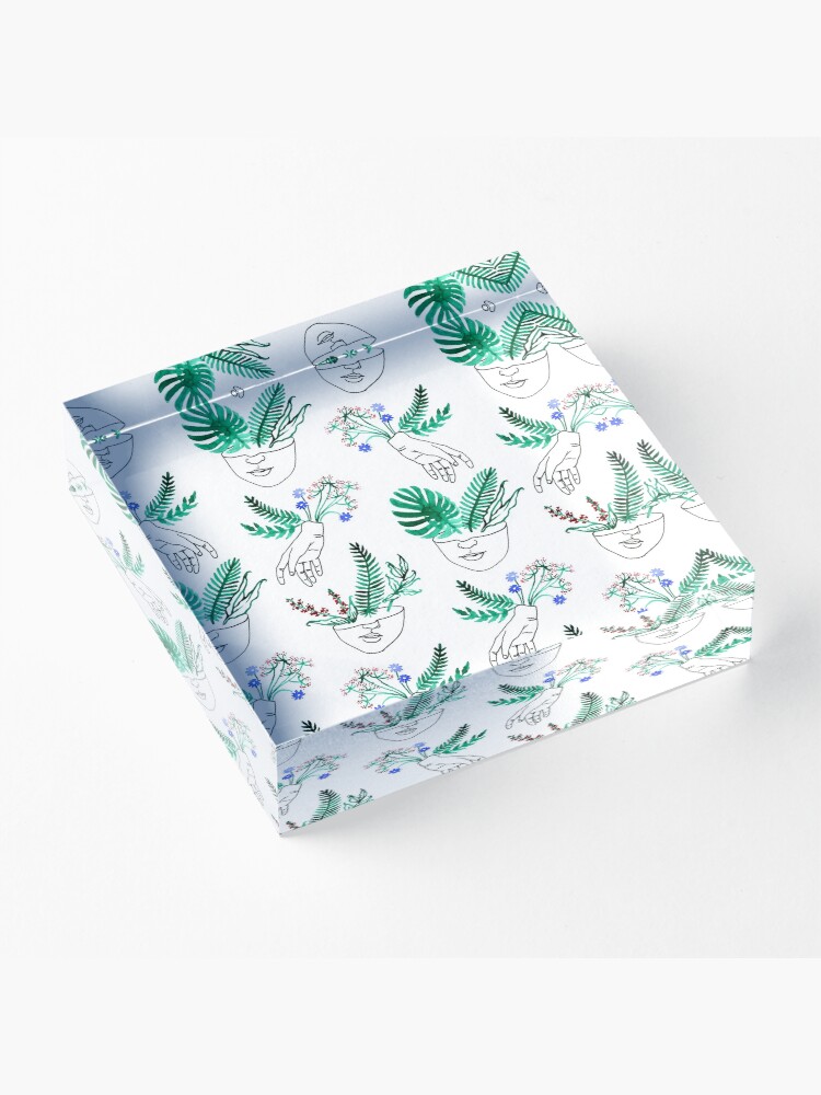 Alternate view of Flora y fauna Acrylic Block
