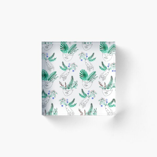 Flora y fauna Acrylic Block