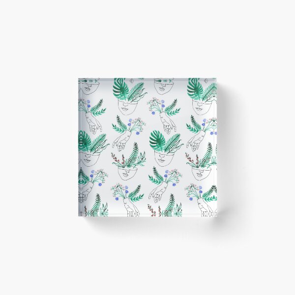 Flora y fauna Acrylic Block