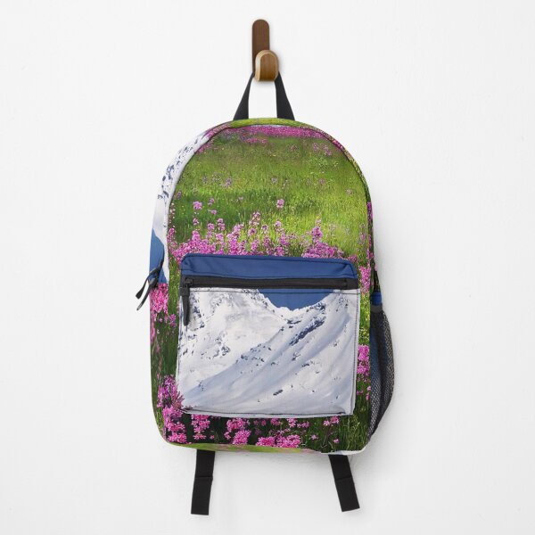 Item preview, Snow Covered Mountain In A Pink Field designed and sold by Taceo10.
