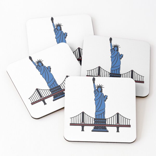 Item preview, New York The Statue Of Liberty Stickers & T-shirts  designed and sold by Clothesaccess.
