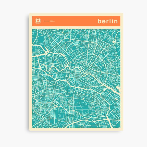 Artikel-Vorschau von BERLIN KARTE, designt und verkauft von JazzberryBlue.