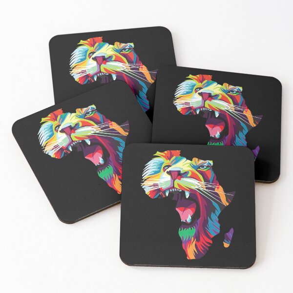 Item preview, Africa Map Lion Safari Savanna Wild Animal Africa designed and sold by danielles79.