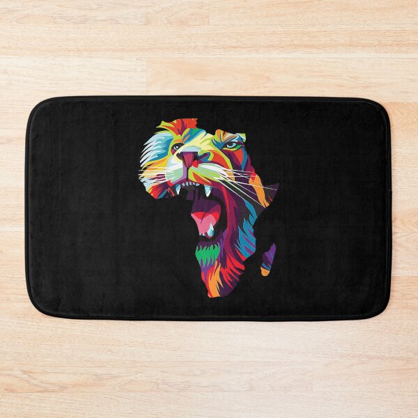 Item preview, Africa Map Lion Safari Savanna Wild Animal Africa designed and sold by danielles79.