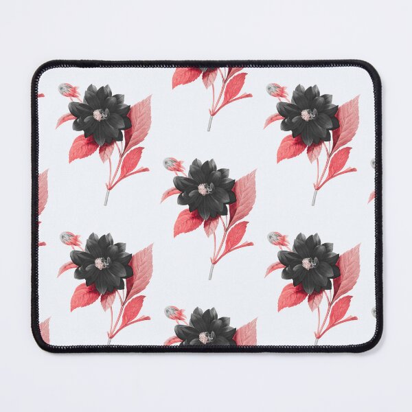 Item preview, Dahlia Flower, Alternative Illustration - Black and Red Rose designed and sold by DaphneKstudio .
