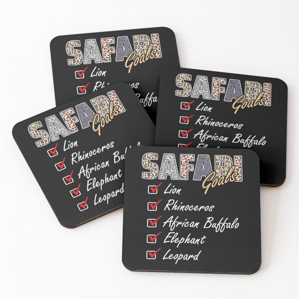 Item preview, African Big Five Safari Vacation Goals designed and sold by danielles79.