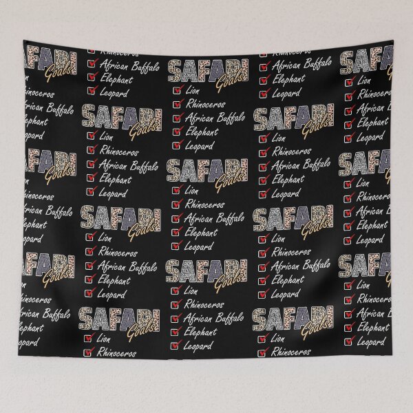 Item preview, African Big Five Safari Vacation Goals designed and sold by danielles79.