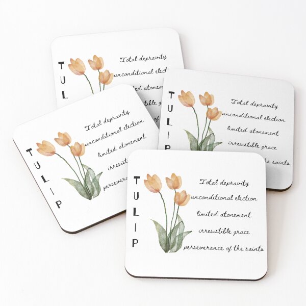 Item preview, Watercolor Tulips Five Points of Calvinism designed and sold by NonPCTruths.