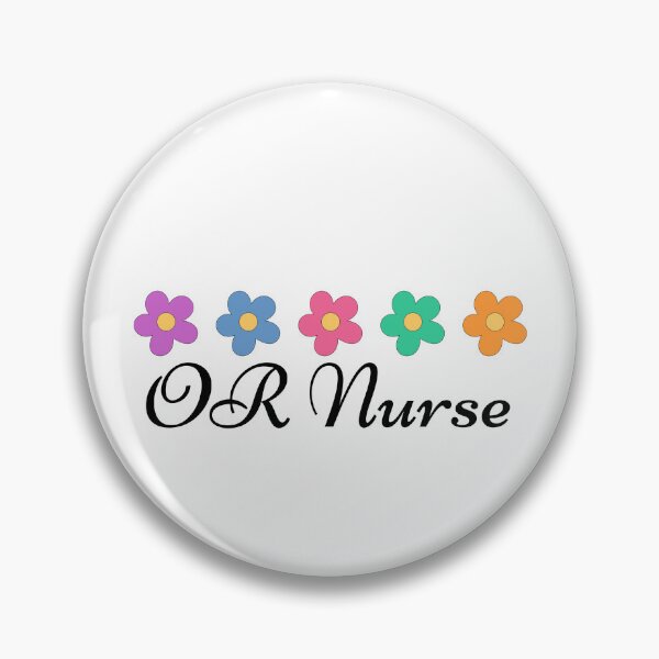 Artikelvorschau, Floral OR Nurse - RN - Registered Nurse - OP-Krankenschwester entworfen und verkauft von CaitU.