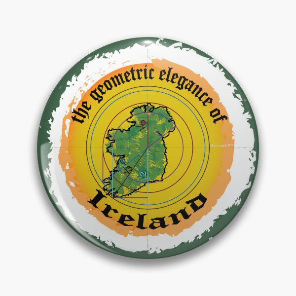 Item preview, The geometric elegance of green Ireland designed and sold by ConceptP.