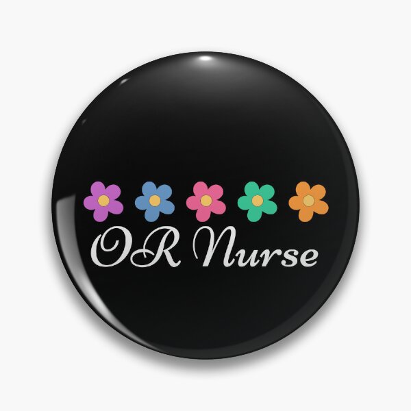 Artikelvorschau, Floral OR Nurse - RN - Registered Nurse - OP-Krankenschwester entworfen und verkauft von CaitU.