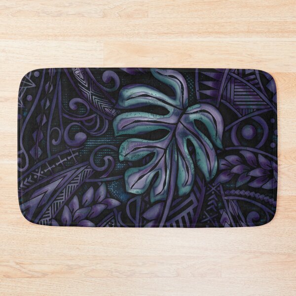 Item preview, Artboard - Hawaiian - Samoan - Polynesian 3686 DeepBlue designed and sold by sunnthreads.