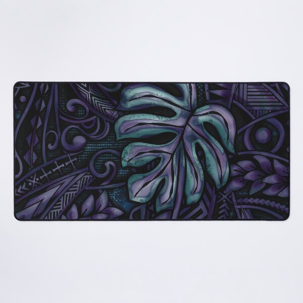 Item preview, Artboard - Hawaiian - Samoan - Polynesian 3686 DeepBlue designed and sold by sunnthreads.