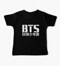 BTS Bangtan Boys Logo/Text 2 Baby Tee