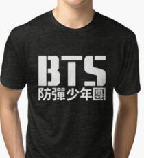 BTS Bangtan Boys Logo/Text 2 Tri-blend T-Shirt