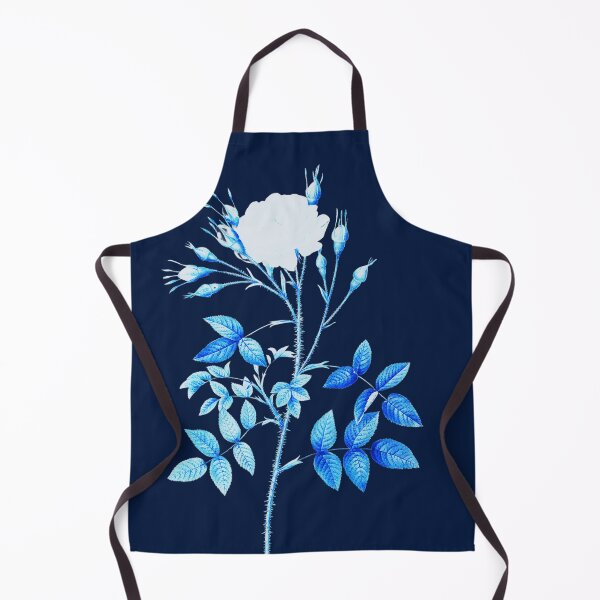 Item preview, Rose of Rosenberg Flower, Alternative Illustration - Blue and White Rose designed and sold by DaphneKstudio .