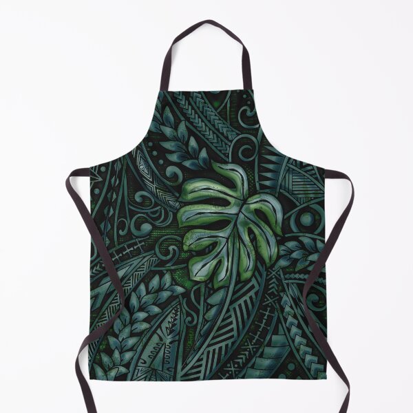 Item preview, Teal Jungle Grunge - Hawaiian - Samoan - Polynesian 3687 DeepBlue designed and sold by sunnthreads.