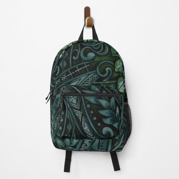 Item preview, Teal Jungle Grunge - Hawaiian - Samoan - Polynesian 3687 DeepBlue designed and sold by sunnthreads.