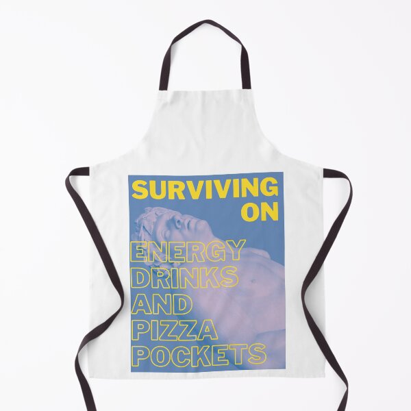 Item preview, Surviving on Energy Drinks and Pizza Pockets designed and sold by Moth Hawke Designs.