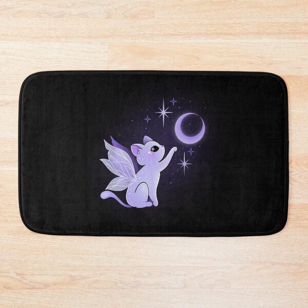 Item preview, Fairy cat and night sky  designed and sold by Texdoodles.