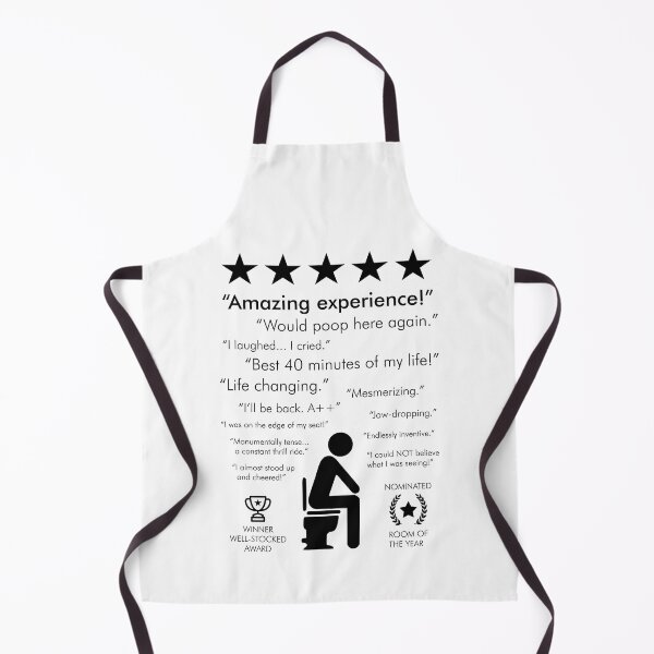 Item preview, Funny Bathroom Unforgettable Experience Would Poop Here Again WHITE designed and sold by kwiebe34.