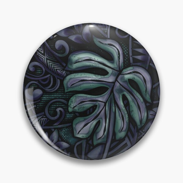 Item preview, Blue Jungle Grunge - Hawaiian - Samoan - Polynesian 3690 ArtBoard designed and sold by sunnthreads.