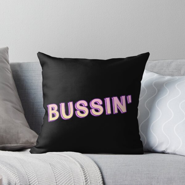 Item preview,   bussin' gen z meme phrase pink and purple designed and sold by Captain-Jackson.