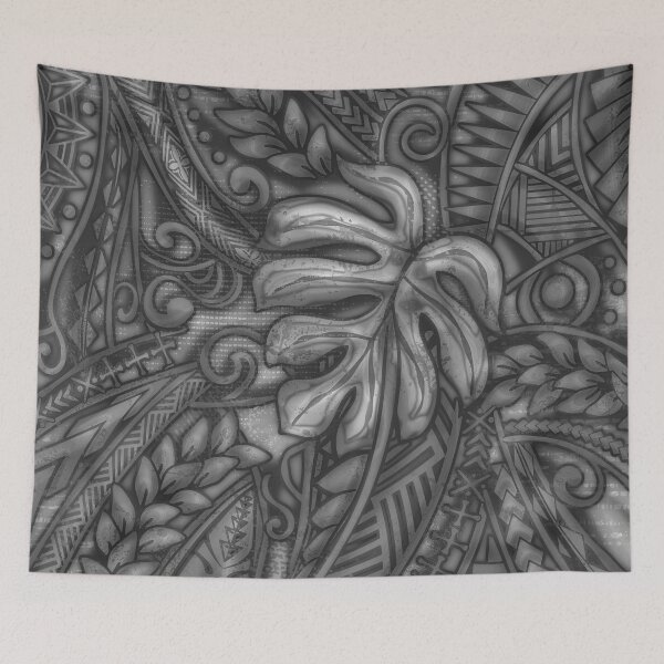 Item preview, Platnum Jungle Grunge - Hawaiian - Samoan - Polynesian 3689 ArtBoard designed and sold by sunnthreads.