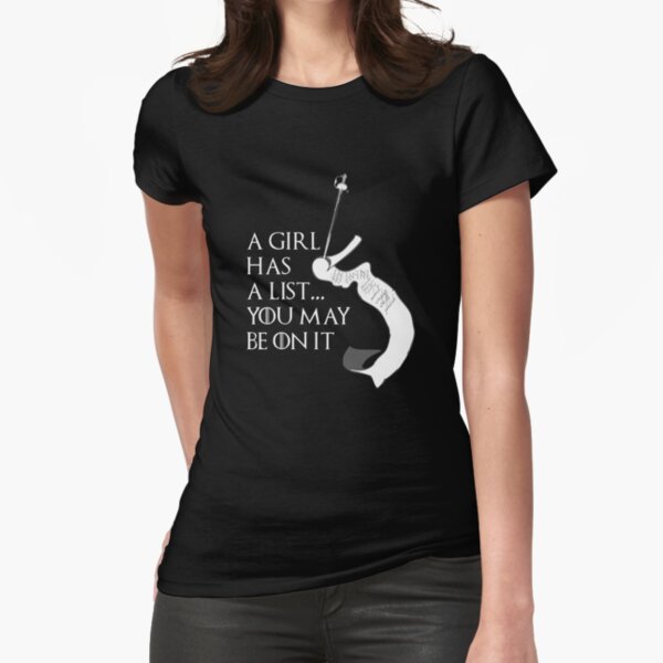 arya's list shirt