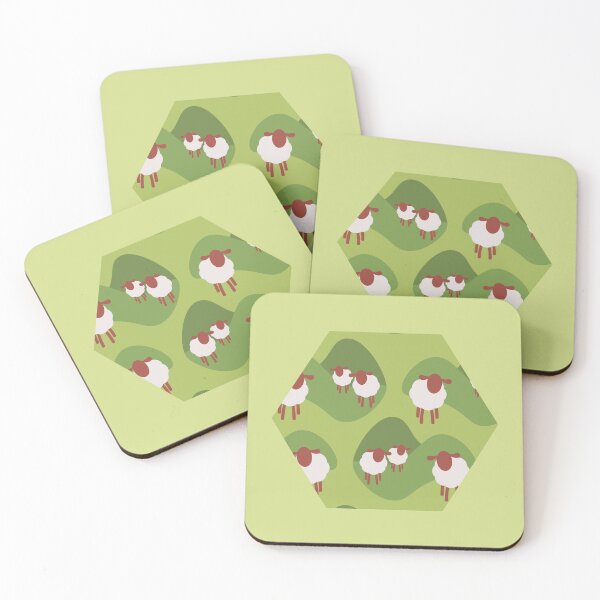 Item preview, Sheep Hex designed and sold by artandboardgame.