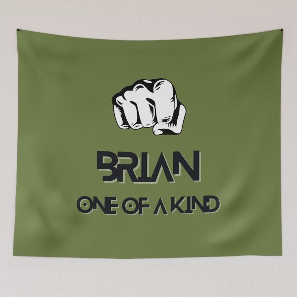 Item preview, Brian Name One of a Kind Birthday Anniversary, Appreciation Gift designed and sold by PapitosPlace.