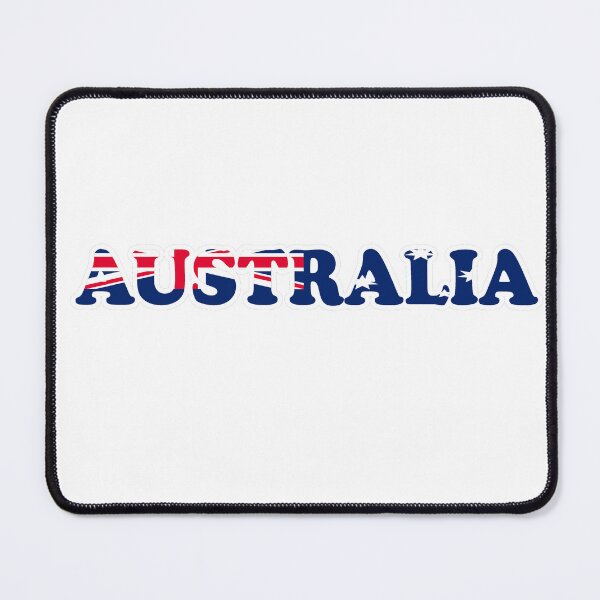 Item preview, AUSTRALIA FLAG COLOUR TEXT. designed and sold by UJ7777.