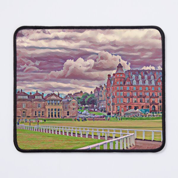 Vista previa del artículo con la obra «Campo de golf de St Andrews: el Open de Escocia», diseñado y vendido por Inyeneart.