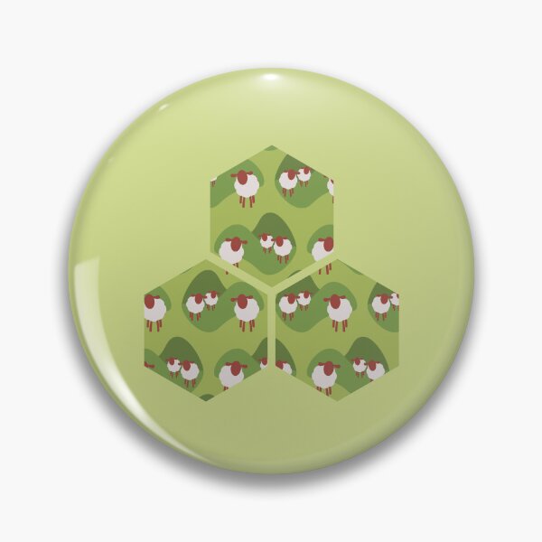 Item preview, Sheep Hex Trio designed and sold by artandboardgame.